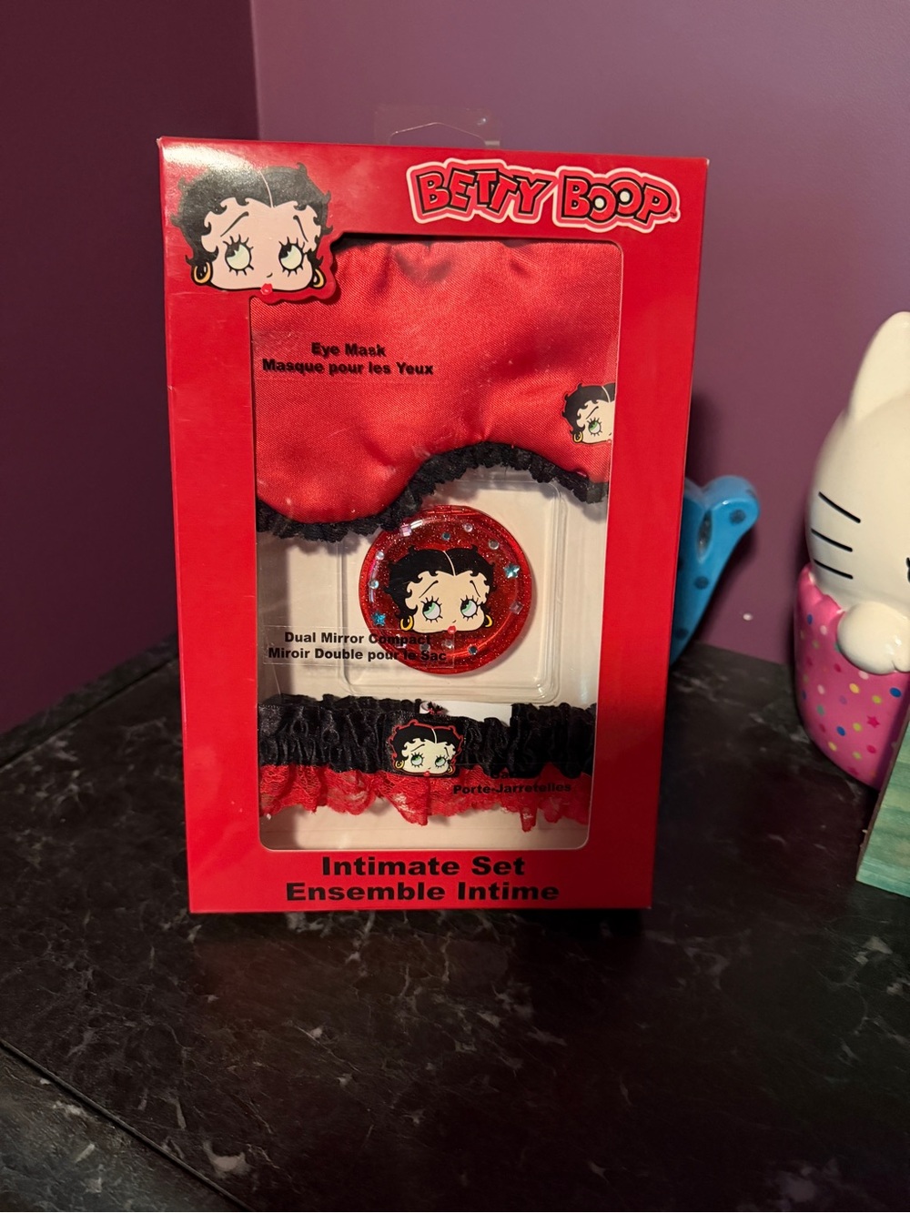 Betty Boop Red and Black Accessory Gift Set